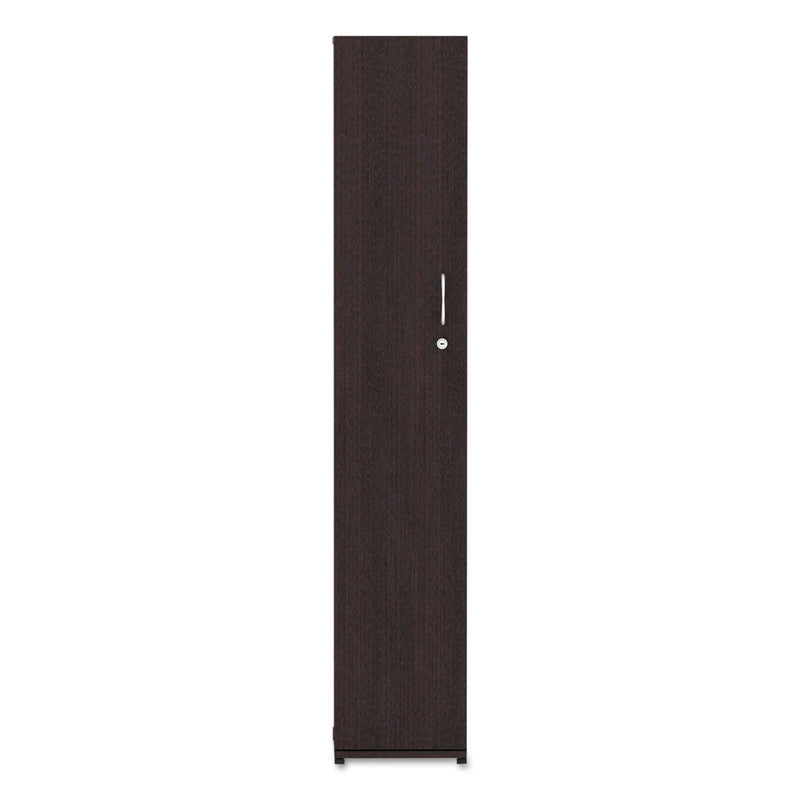 Alera Valencia Series Wardrobe, 11 7/8w x 22 7/8d x 65h, Espresso