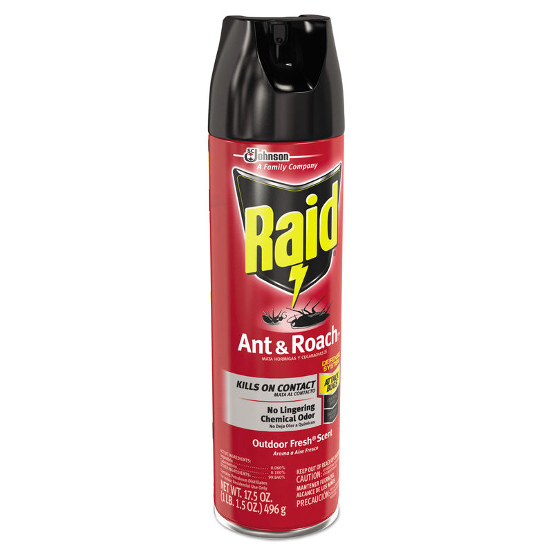 Raid Ant and Roach Killer, 17.5 oz Aerosol Spray, Outdoor Fresh