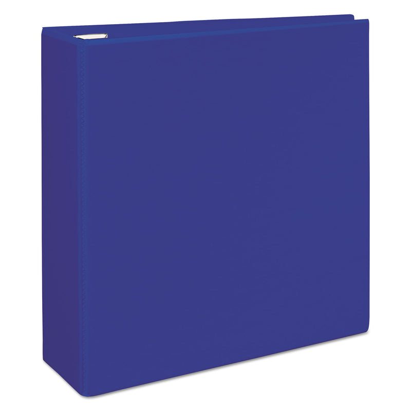 Avery Heavy-Duty View Binder with DuraHinge and Locking One Touch EZD Rings, 3 Rings, 4" Capacity, 11 x 8.5, Pacific Blue