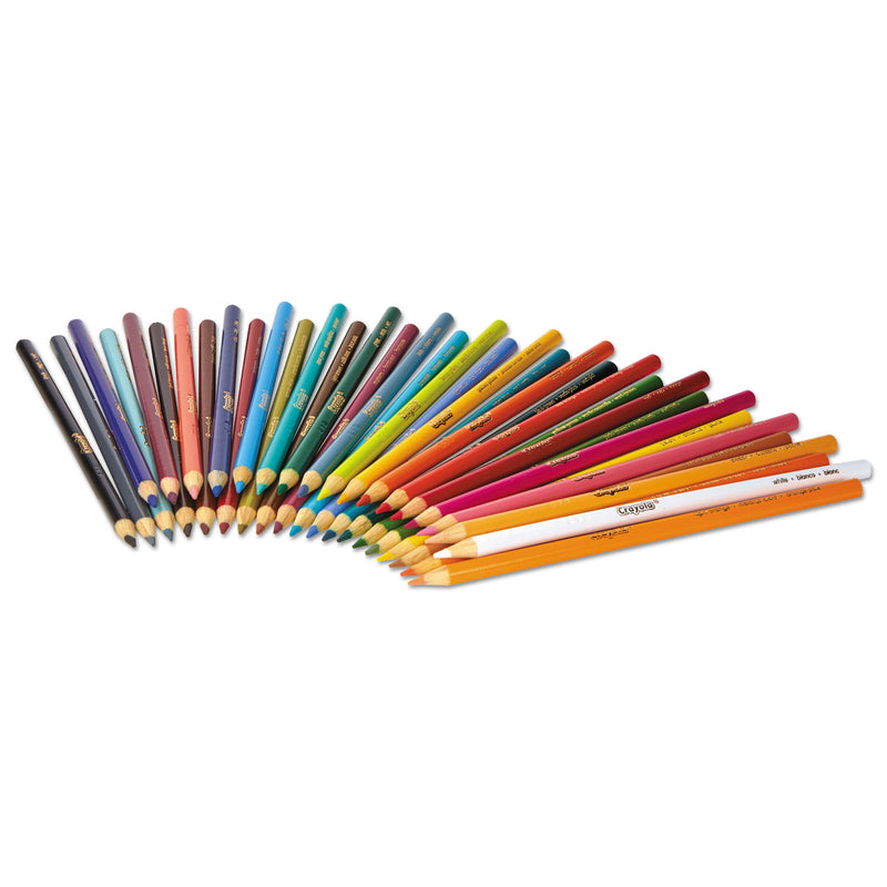 Crayola Short-Length Colored Pencil Set, 3.3 mm, 2B (