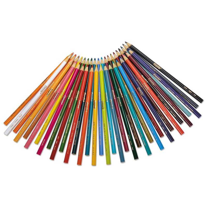 Crayola Short-Length Colored Pencil Set, 3.3 mm, 2B (