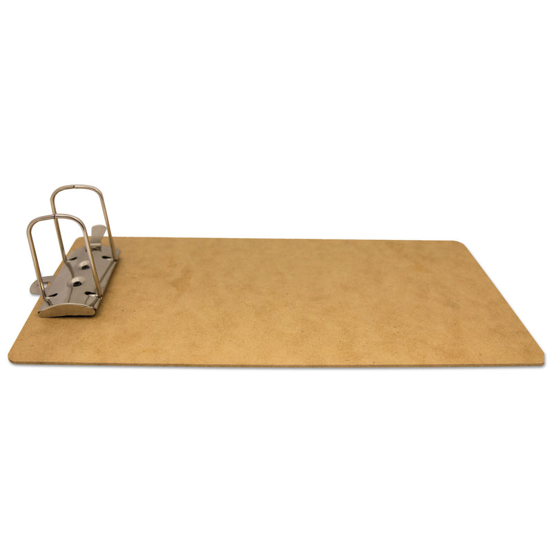 Saunders Recycled Hardboard Archboard Clipboard, 2.5" Clip Capacity, Holds 8.5 x 14 Sheets, Brown