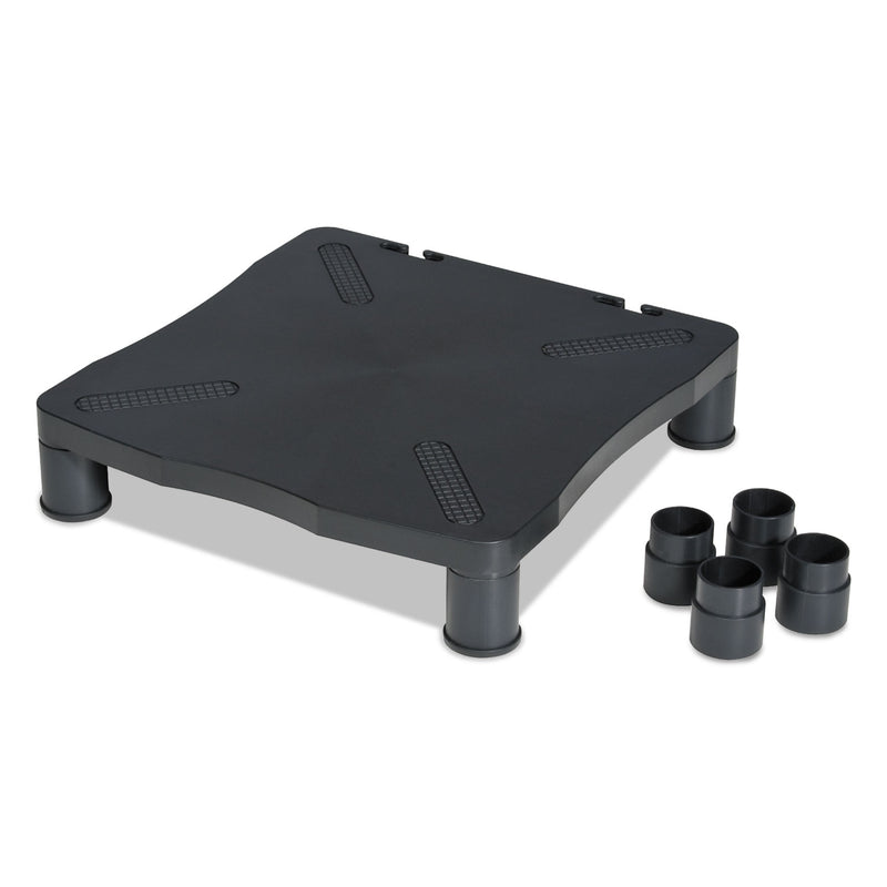 Kelly Computer Supply Monitor Stand, 13.25" x 13.5" x 2" to 4", Black, Supports 60 lbs