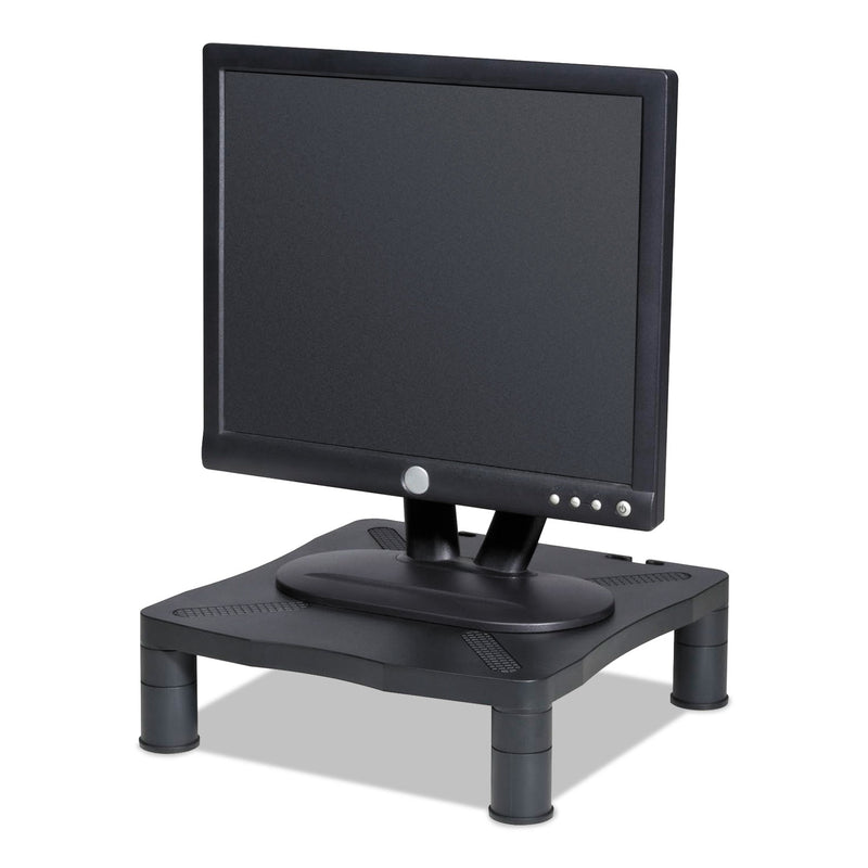 Kelly Computer Supply Monitor Stand, 13.25" x 13.5" x 2" to 4", Black, Supports 60 lbs