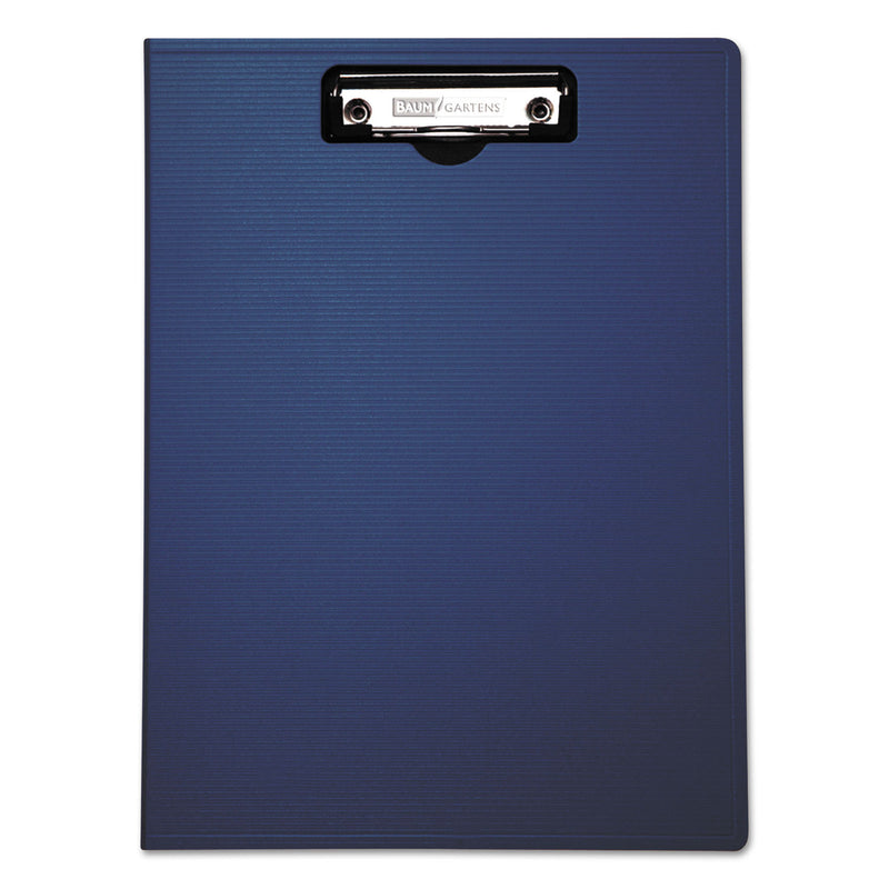 Mobile OPS Portfolio Clipboard with Low-Profile Clip, Portrait Orientation, 0.5" Clip Capacity, Holds 8.5 x 11 Sheets, Blue