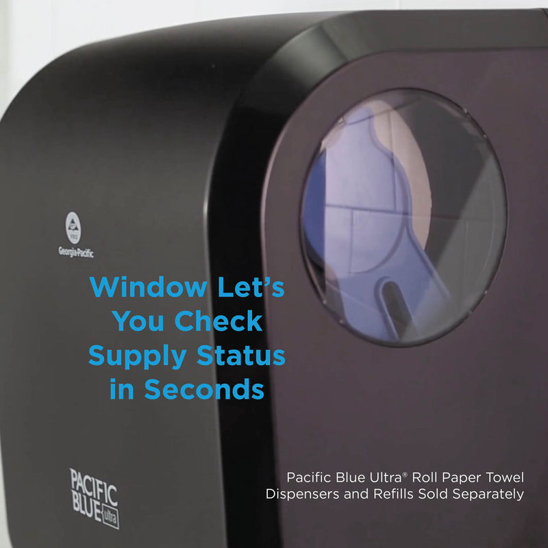 Georgia Pacific Pacific Blue Ultra Paper Towel Dispenser, Automated, 12.9 x 9 x 16.8, Black