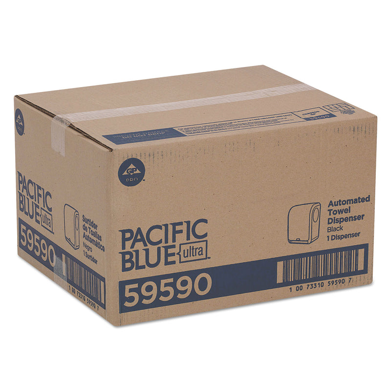 Georgia Pacific Pacific Blue Ultra Paper Towel Dispenser, Automated, 12.9 x 9 x 16.8, Black