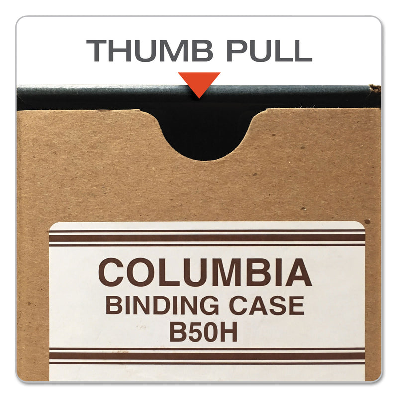 Globe-Weis COLUMBIA Recycled Binding Cases, 2 Rings, 3.13" Capacity, 11 x 8.5, Kraft