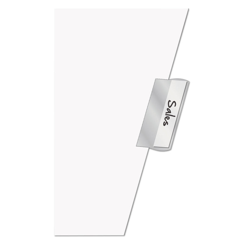 Cardinal Paper Insertable Dividers, 8-Tab, 11 x 17, White, Clear Tabs, 1 Set