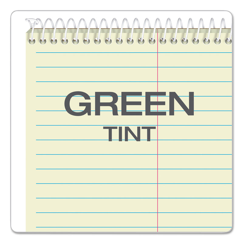 TOPS Steno Pad, Gregg Rule, Assorted Cover Colors, 80 Green-Tint 6 x 9 Sheets, 4/Pack