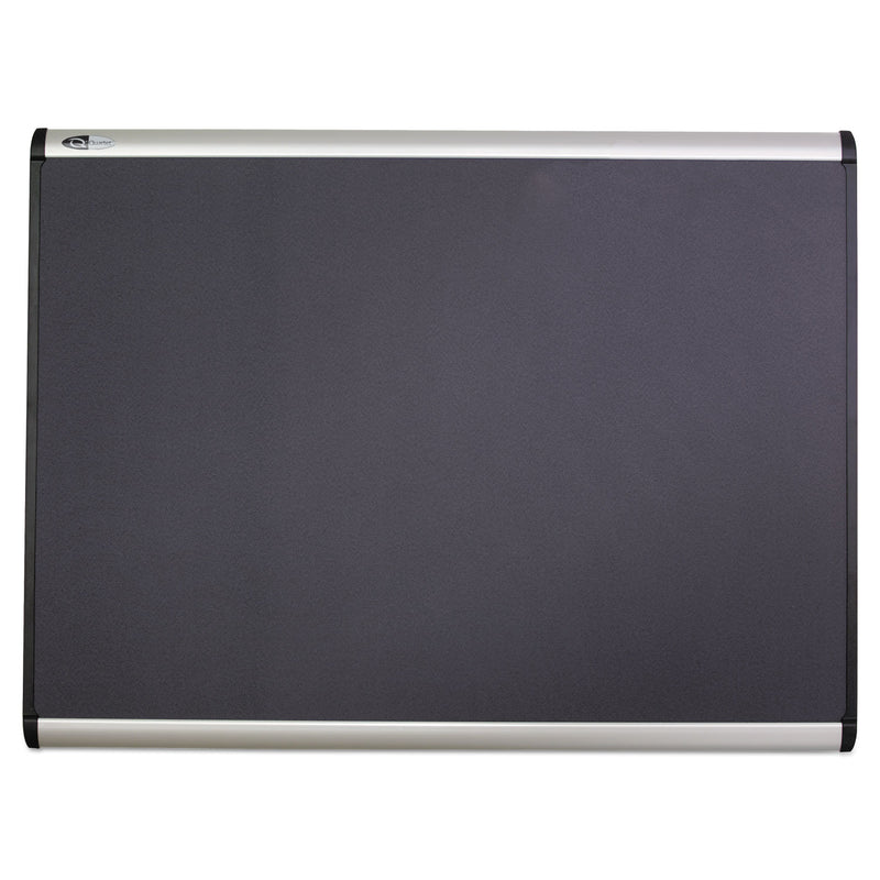 Quartet Prestige Plus Magnetic Fabric Bulletin Board, 72 x 48, Fiberboard/Plastic Frame