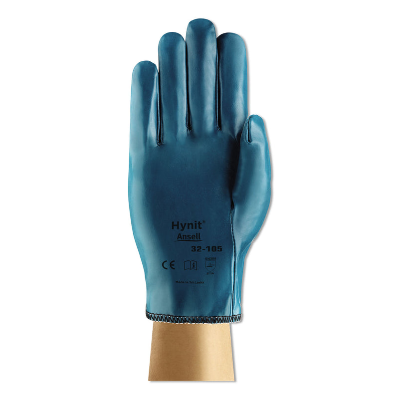 AnsellPro Hynit Nitrile Gloves, Blue, Size 7 1/2, Dozen