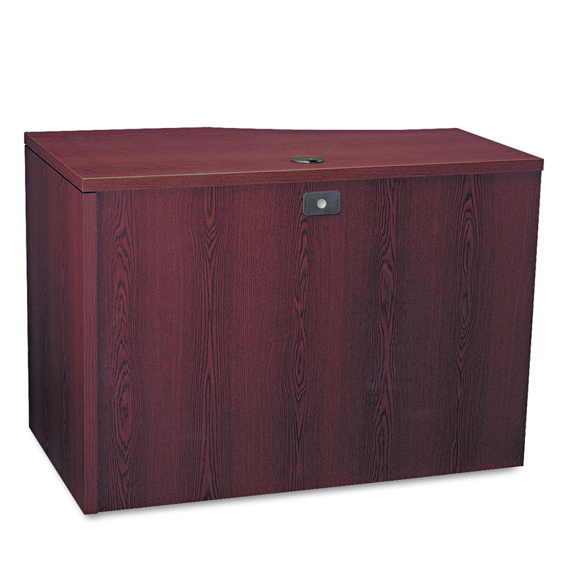 HON 10500 Series Curved Return, Right, 42w x 18 to 24d x 29.5h, Mahogany