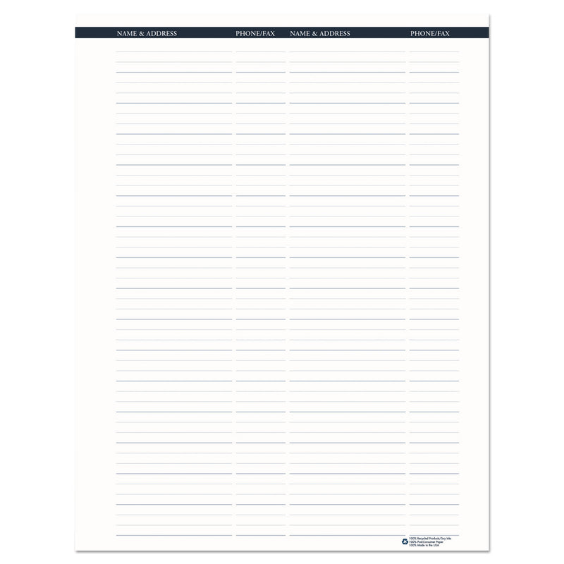 House of Doolittle Recycled Wirebound Weekly/Monthly Planner, 11 x 8.5, Black Cover, 12-Month (Jan to Dec): 2023