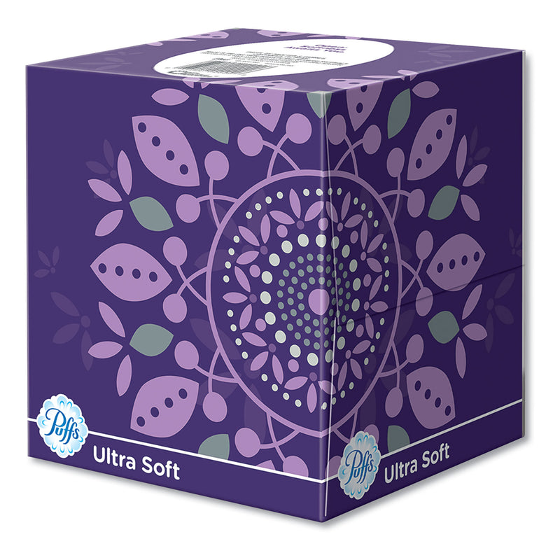 Puffs Ultra Soft Facial Tissue, 2-Ply, White, 56 Sheets/Box