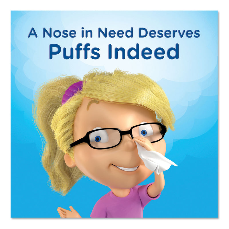 Puffs Ultra Soft Facial Tissue, 2-Ply, White, 56 Sheets/Box