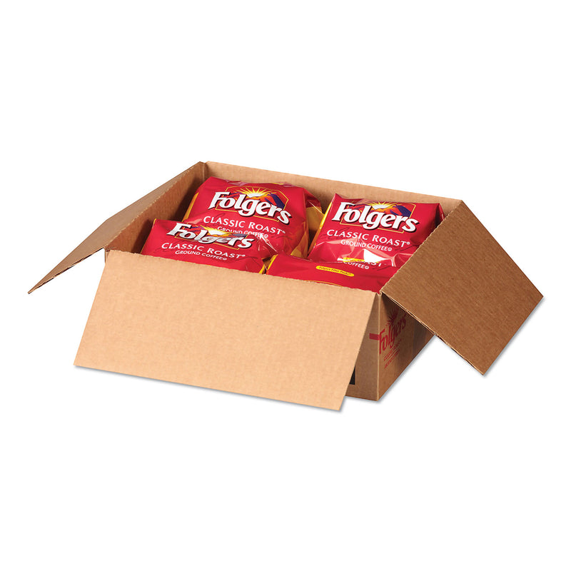 Folgers Coffee Filter Packs, Classic Roast, .9 oz, 10 Filters/Pack, 4 Packs/Carton