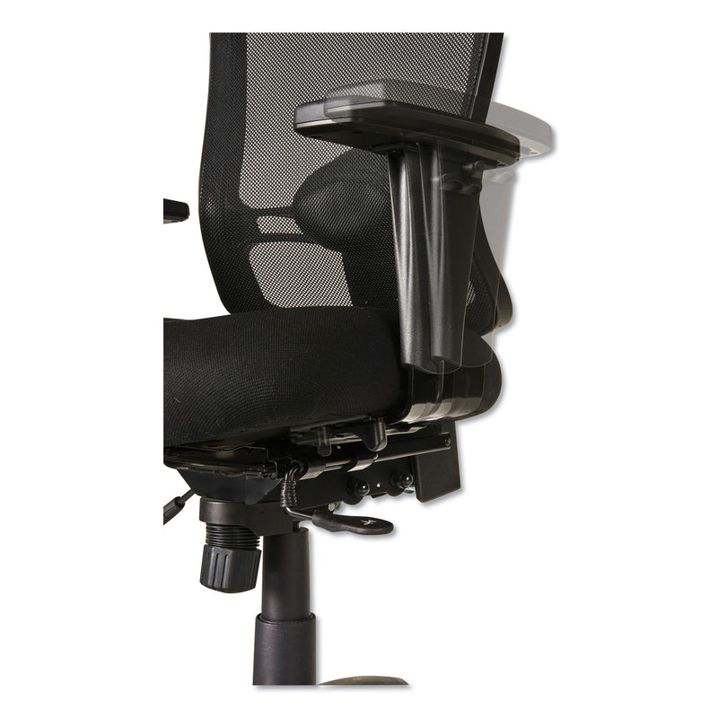 Alera Etros Series High-Back Multifunction Seat Slide Chair, Supports Up to 275 lb, 19.01" to 22.63" Seat Height, Black