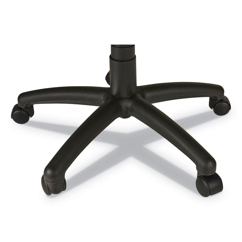 Alera Elusion II Series Mesh Mid-Back Synchro Seat Slide Chair, Supports Up to 275 lb, 17.51" to 21.06" Seat Height, Black