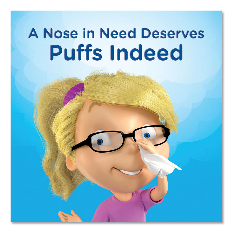 Puffs Ultra Soft Facial Tissue, 2-Ply, White, 56 Sheets/Box, 24 Boxes/Carton