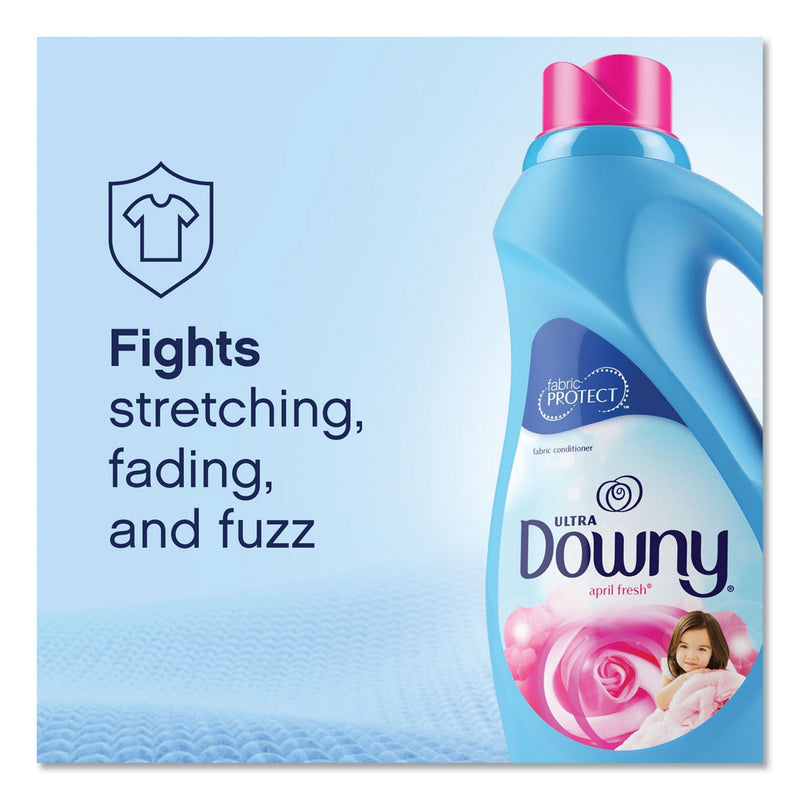 Downy Liquid Fabric Softener, Concentrated, April Fresh, 51 oz Bottle, 8/Carton