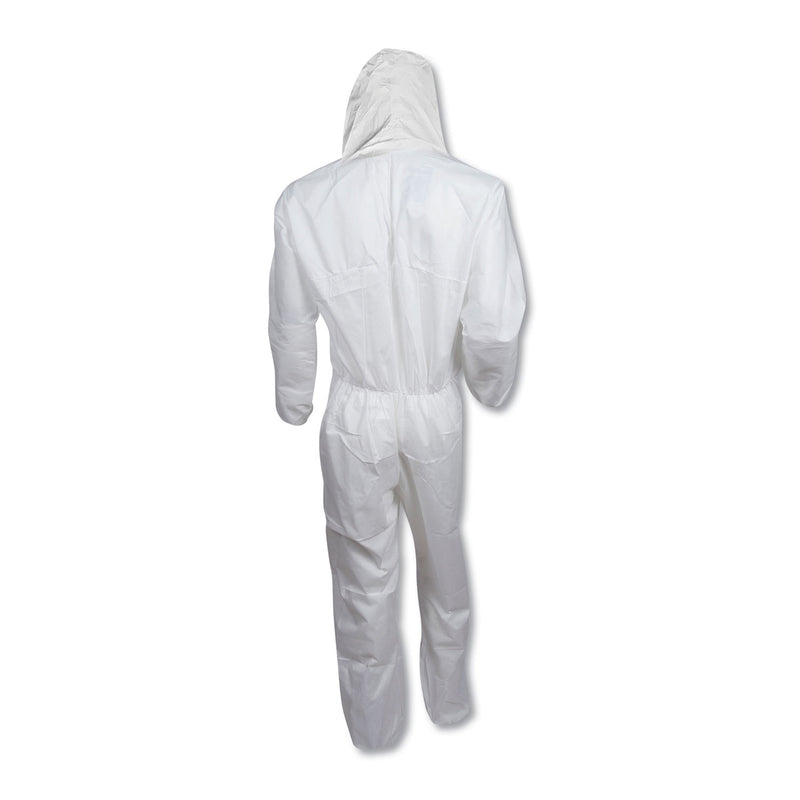 KleenGuard A20 Breathable Particle Protection Coveralls, Zip Closure, 2X-Large, White