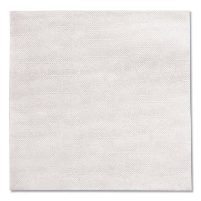 Georgia Pacific Beverage Napkins, Single-Ply, 9 1/2 x 9 1/2, White, 4000/Carton