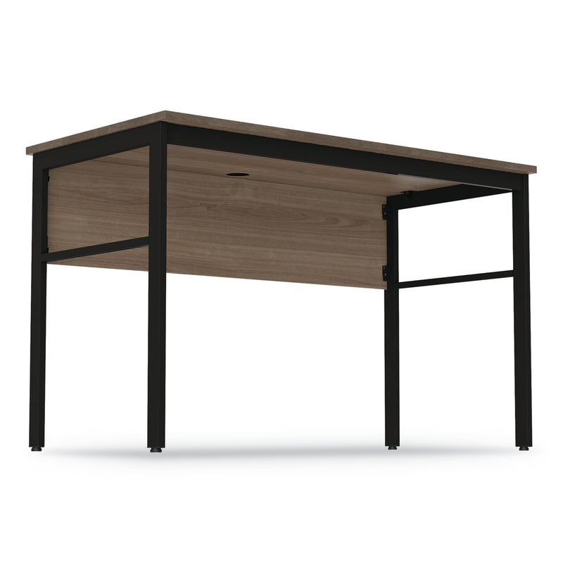 Linea Italia Urban Series Desk Workstation, 47.25" x 23.75" x 29.5", Natural Walnut