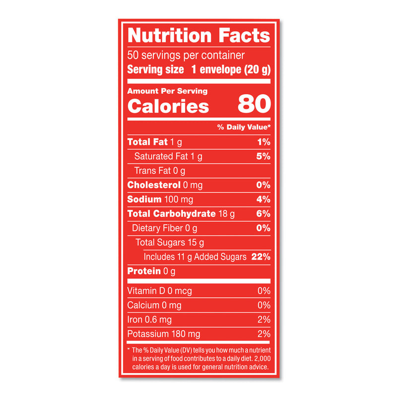 Nestlé Hot Cocoa Mix, Dark Chocolate, 0.71 oz, 50/Box