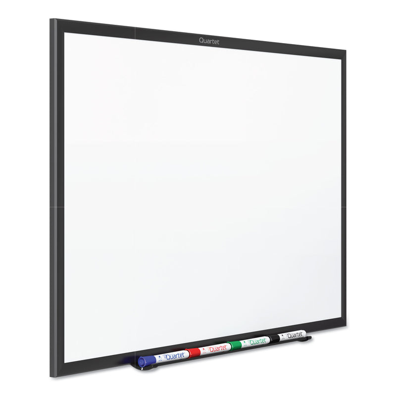 Quartet Classic Series Total Erase Dry Erase Board, 36 x 24, White Surface, Black Frame