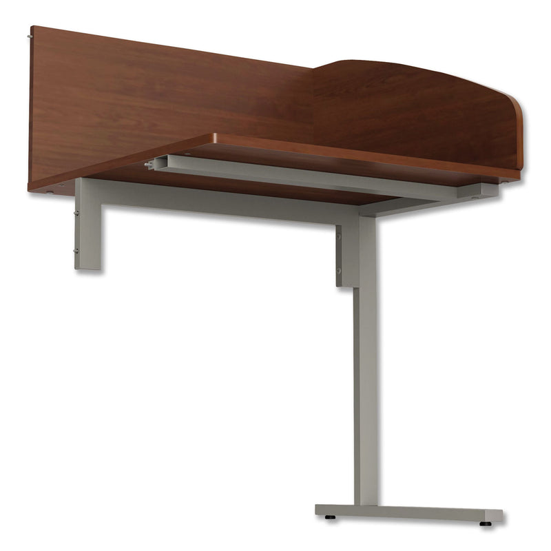 Linea Italia Study Carrell Add On, 1-Leg, 31.25 x 23.25 x 45.25, Cherry