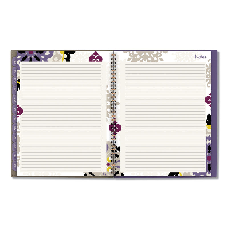 Cambridge Vienna Weekly/Monthly Appointment Book, Vienna Geometric Artwork, 11 x 8.5, Purple/Tan Cover, 12-Month (Jan to Dec): 2023