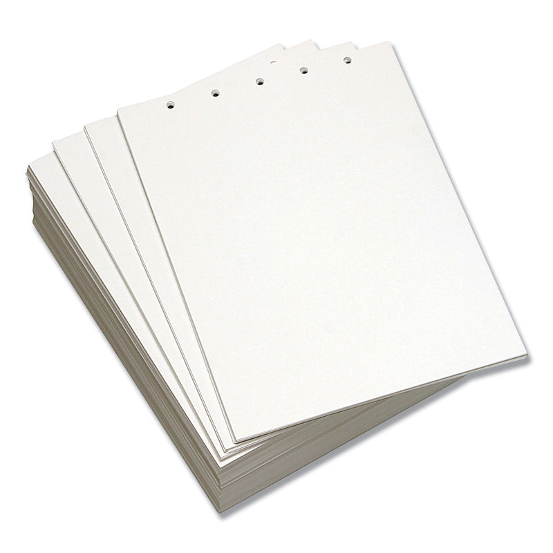 Lettermark Custom Cut-Sheet Copy Paper, 92 Bright, 5-Hole (5/16") Top Punched, 20 lb Bond Weight, 8.5 x 11, White, 500/Ream