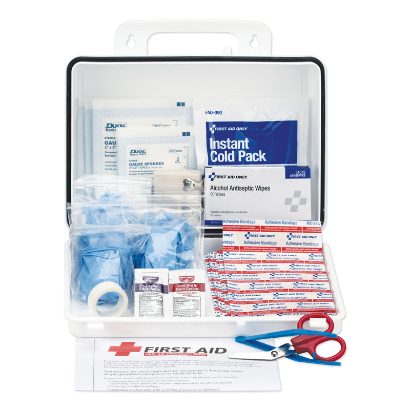 PhysiciansCare Office First Aid Kit, for Up to 25 People, 131 Pieces, Plastic Case