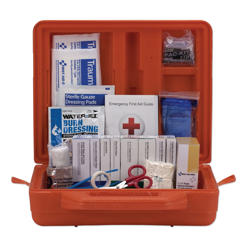 First Aid Only ANSI Class A+ First Aid Kit for 50 People, Weatherproof, 215 Pieces, Plastic Case