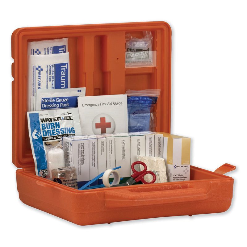 First Aid Only ANSI Class A+ First Aid Kit for 50 People, Weatherproof, 215 Pieces, Plastic Case