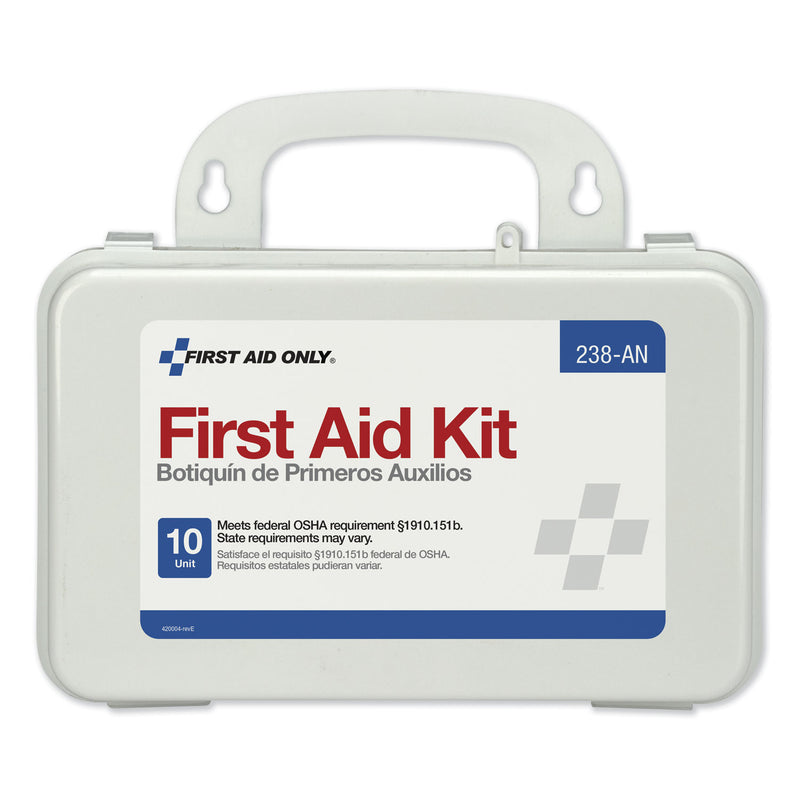 First Aid Only ANSI-Compliant First Aid Kit, 64 Pieces, Plastic Case