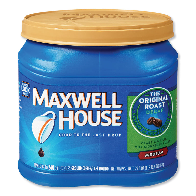 Maxwell House Coffee, Decaffeinated Ground Coffee, 29.3 oz Can