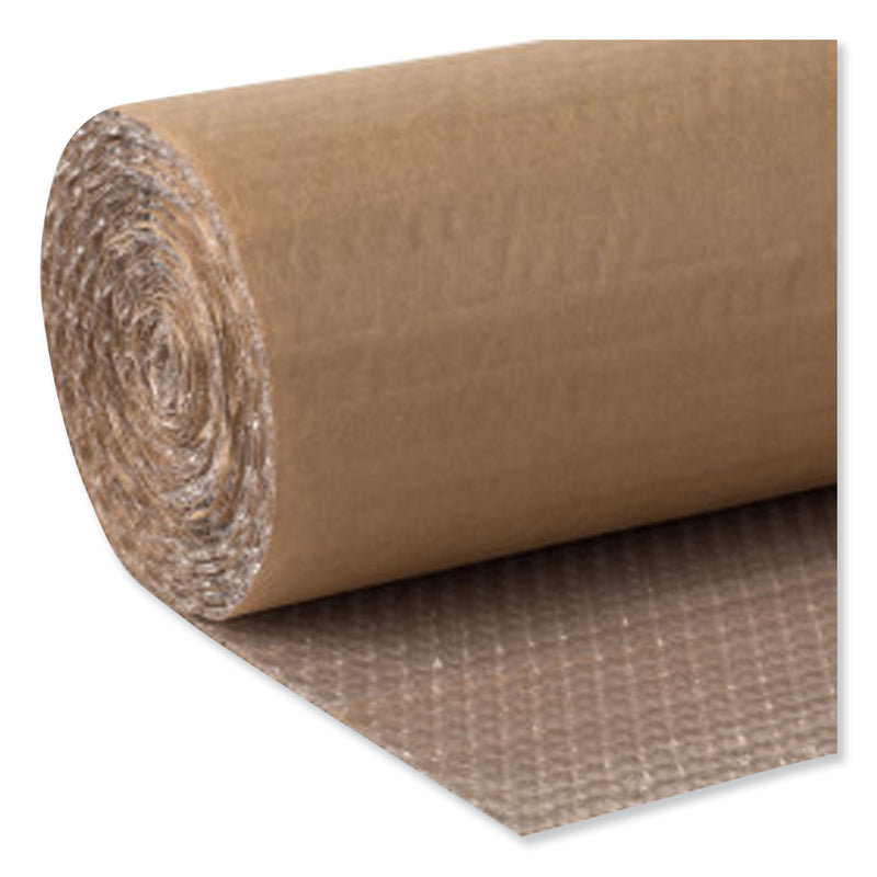 Duck Kraft Lined Bubble Wrap Cushioning, 0.1" Thick, 24" x 20 ft