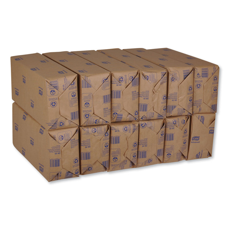 Tork Advanced Soft Minifold Dispenser Napkins, 1-Ply,13" x 12", White, 6000/CT