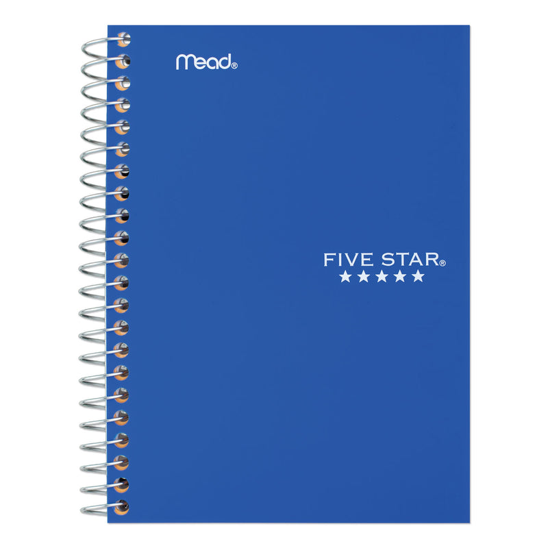 Five Star Wirebound Notebook, 1 Subject, Medium/College Rule, Randomly Assorted Covers, 7 x 4.38, 100 Sheets