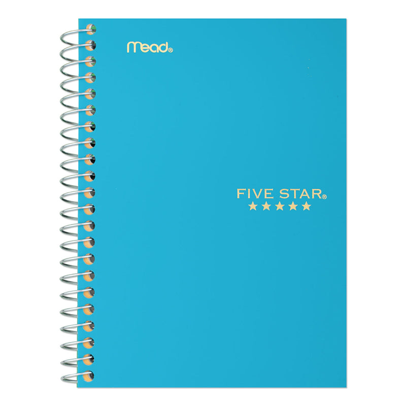 Five Star Wirebound Notebook, 1 Subject, Medium/College Rule, Randomly Assorted Covers, 7 x 4.38, 100 Sheets