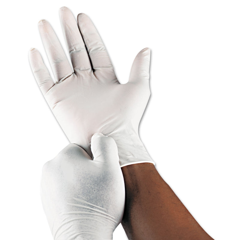 Curad Latex Exam Gloves, Powder-Free, Large, 100/Box