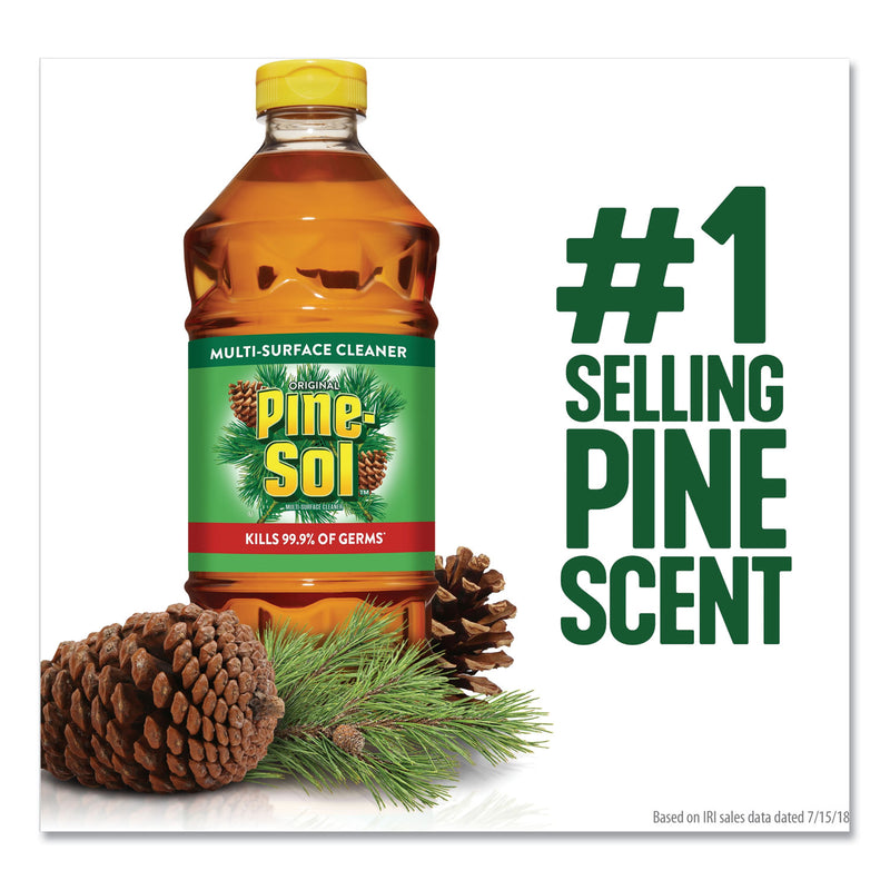 Pine-Sol Multi-Surface Cleaner, Pine Disinfectant, 24oz Bottle, 12 Bottles/Carton