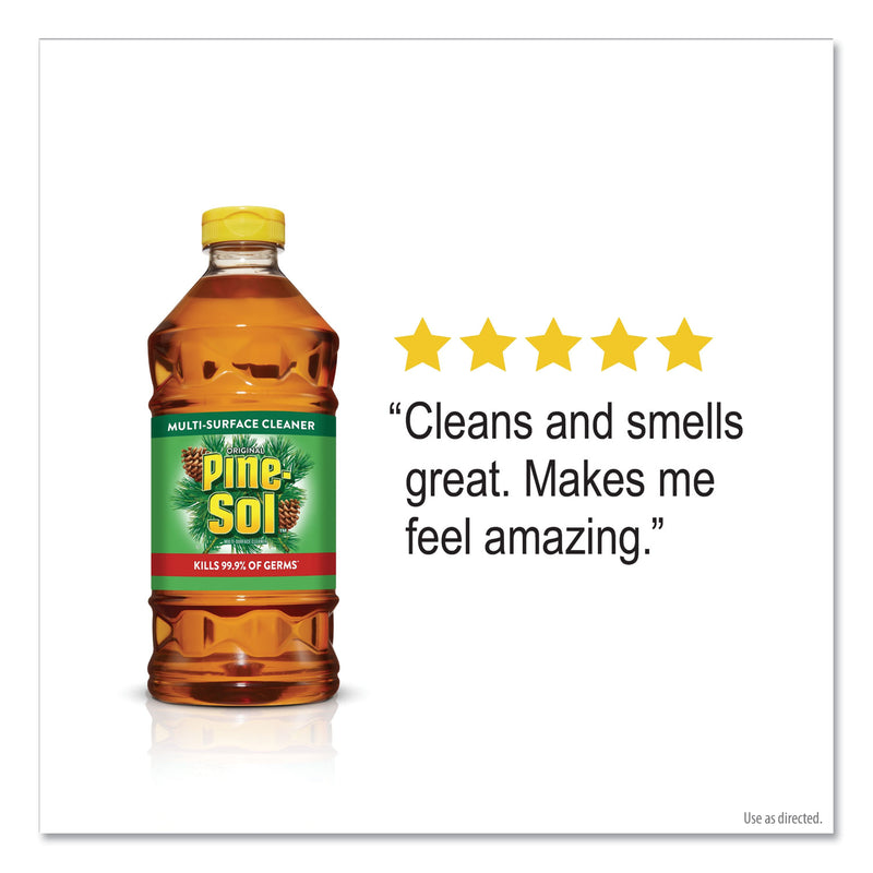 Pine-Sol Multi-Surface Cleaner, Pine Disinfectant, 24oz Bottle, 12 Bottles/Carton