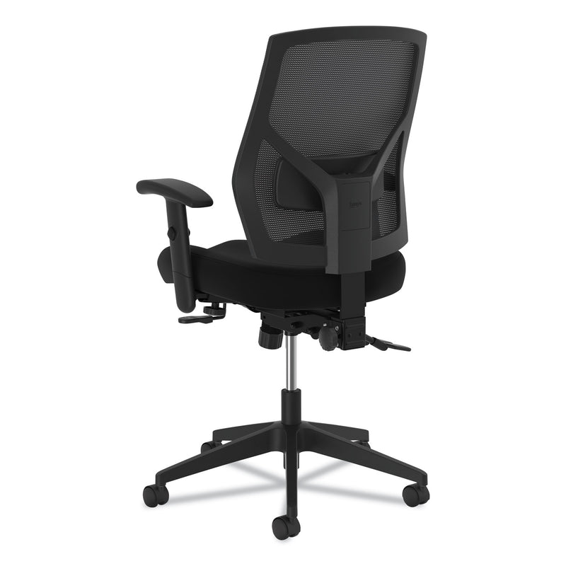 HON VL582 High-Back Task Chair, Supports Up to 250 lb, 19" to 22" Seat Height, Black