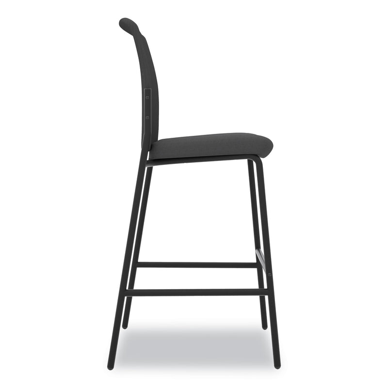 HON Instigate Mesh Back Multi-Purpose Stool, Supports Up to 250 lb, 33" Seat Height, Black, 2/Carton