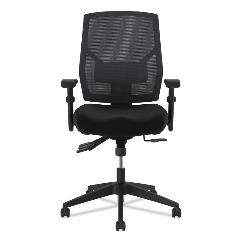 HON VL582 High-Back Task Chair, Supports Up to 250 lb, 19" to 22" Seat Height, Black