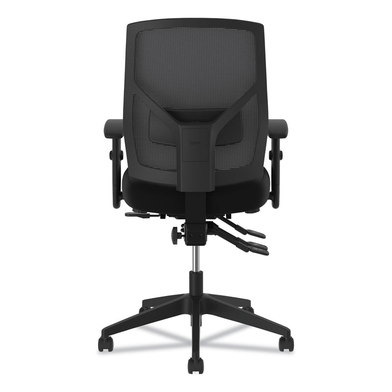 HON VL582 High-Back Task Chair, Supports Up to 250 lb, 19" to 22" Seat Height, Black