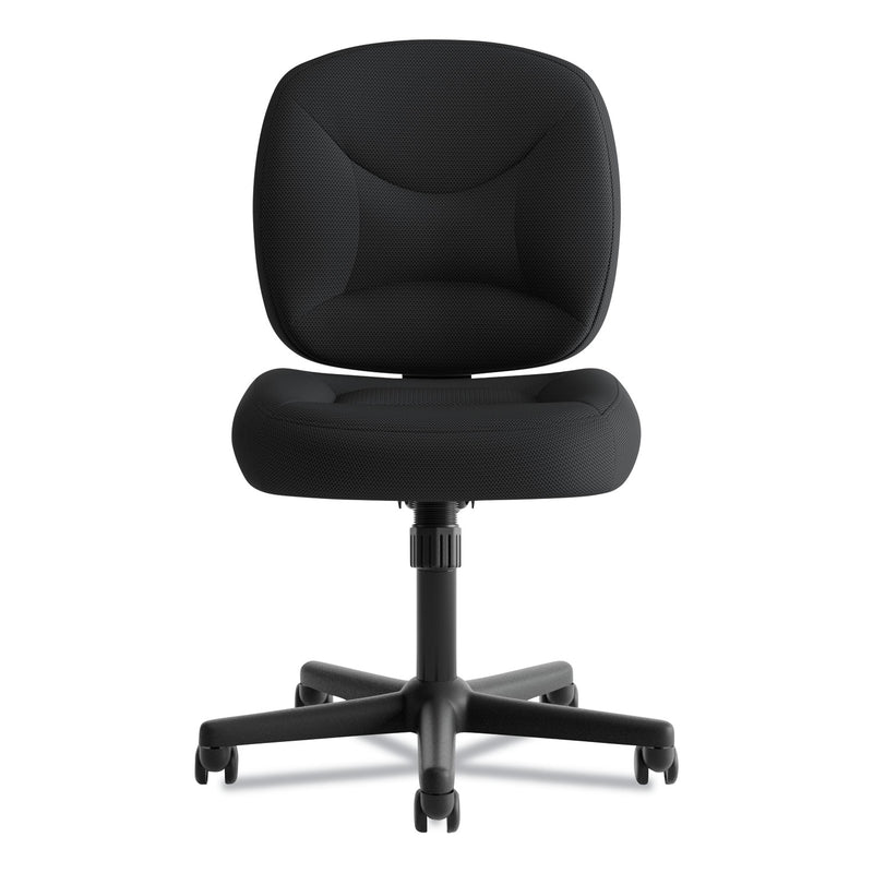 HON VL210 Low-Back Task Chair, Supports Up to 250 lb, 17" to 20.5" Seat Height, Black